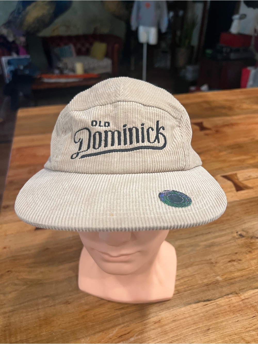 Old Dominicks Beige Corduroy Cap